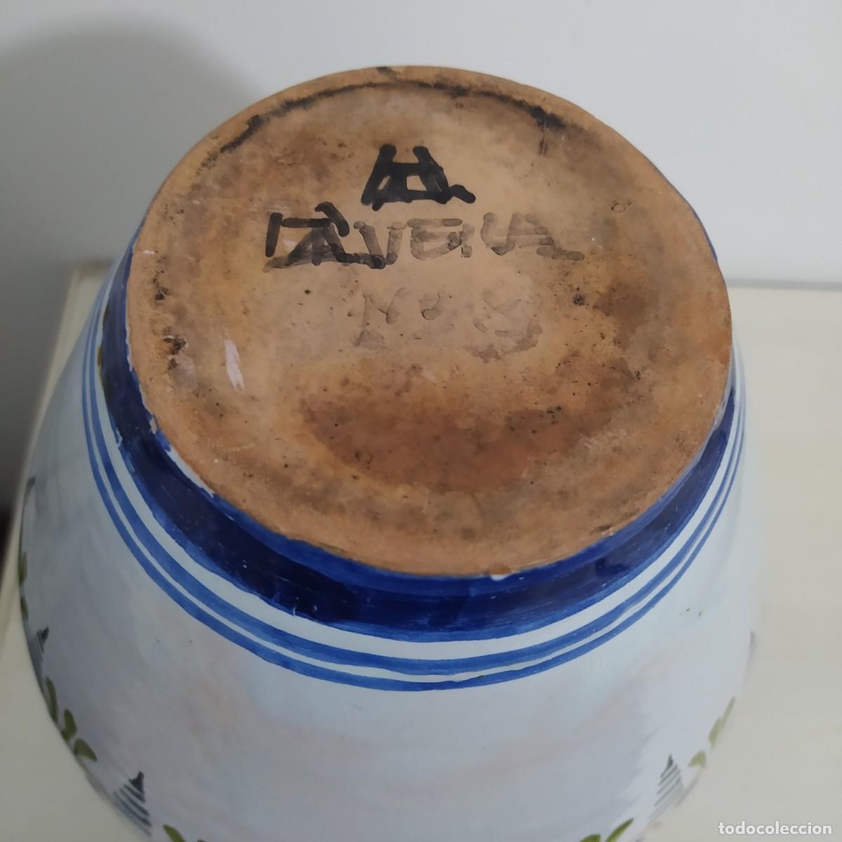 Antig&uuml;edades: C&aacute;ntaro de talavera - Foto 4