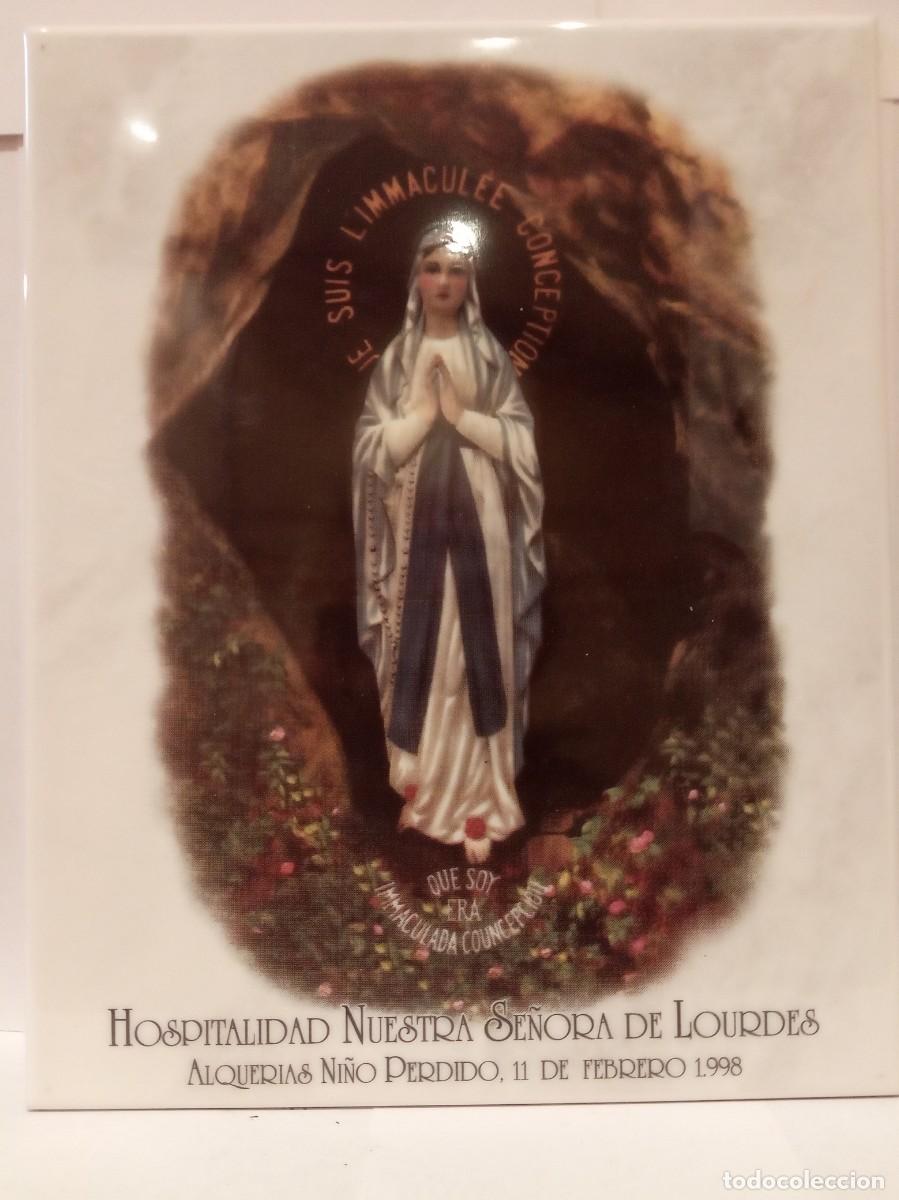 Antig&uuml;edades: Azulejo religioso - Foto 1