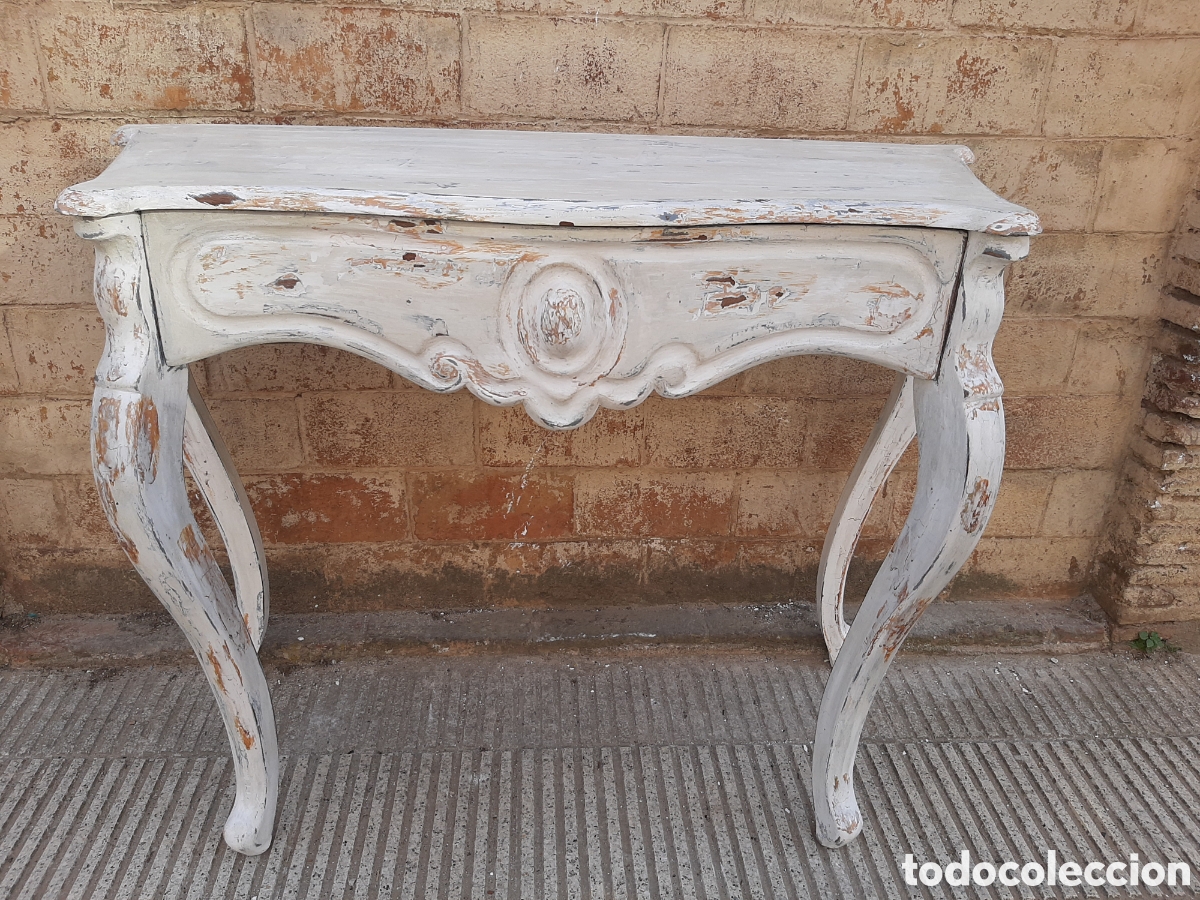 Antig&uuml;edades: Consola isabelina antigua - Foto 2