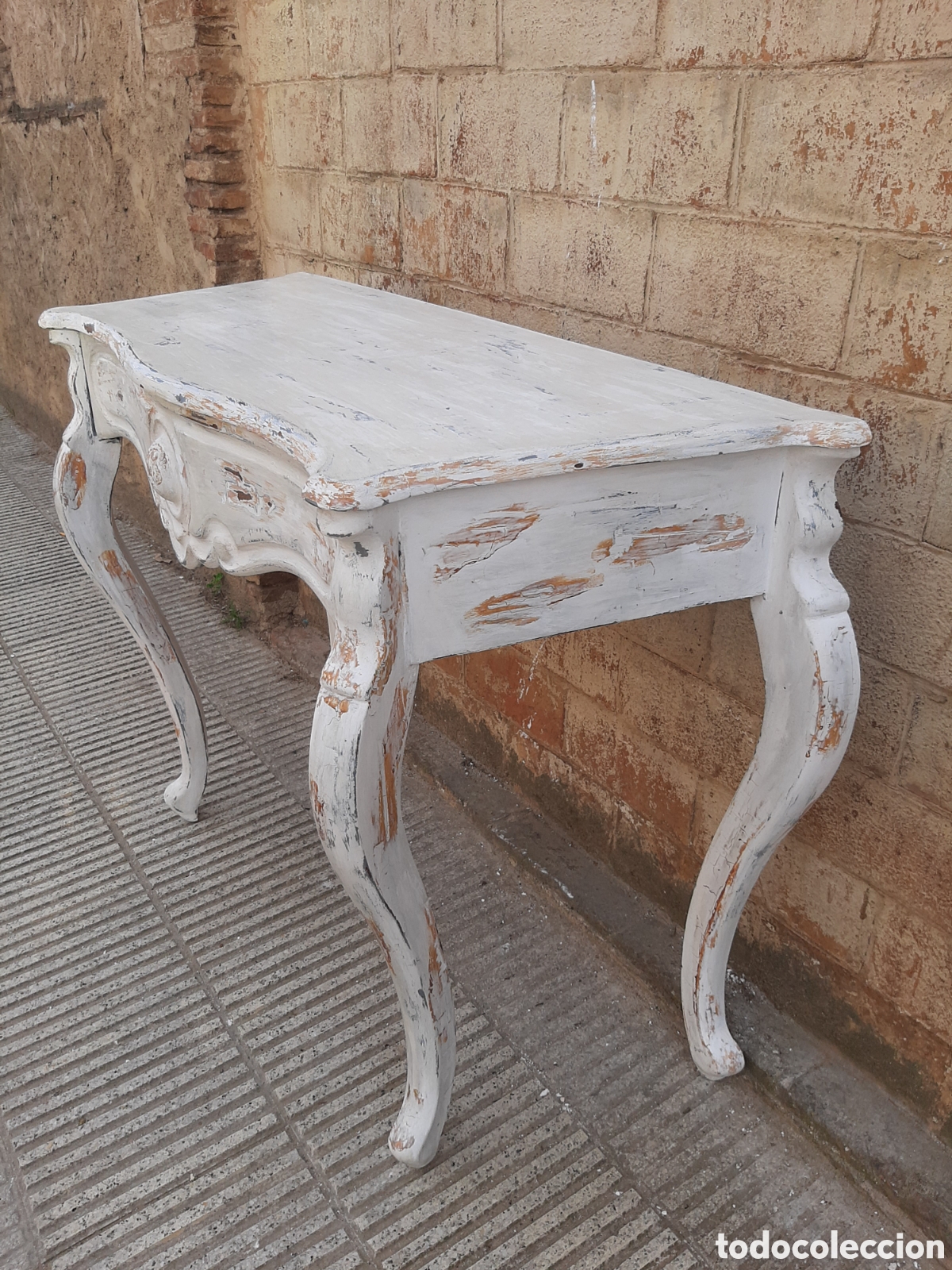 Antig&uuml;edades: Consola isabelina antigua - Foto 4