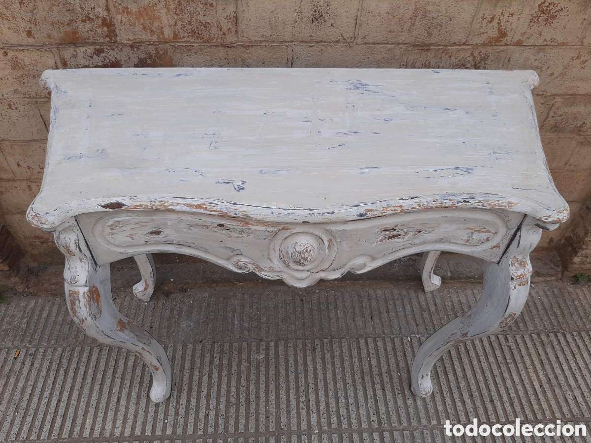 Antig&uuml;edades: Consola isabelina antigua - Foto 5