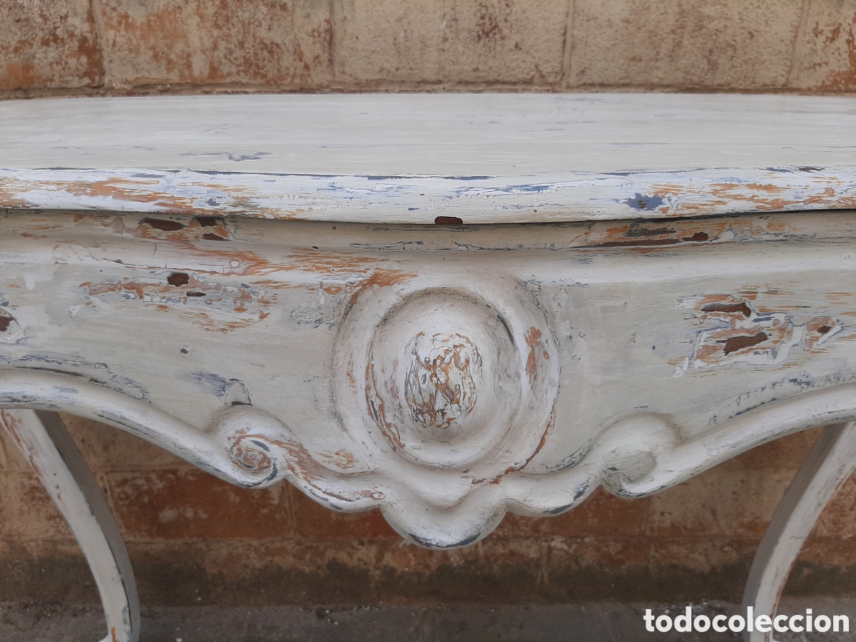 Antig&uuml;edades: Consola isabelina antigua - Foto 6