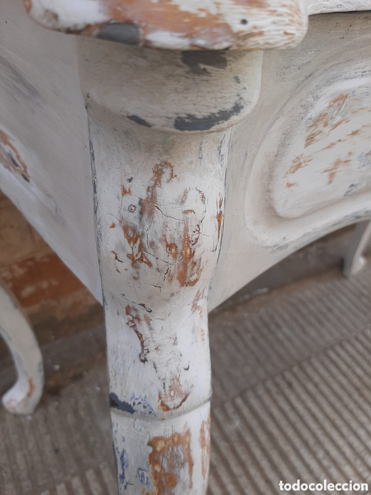 Antig&uuml;edades: Consola isabelina antigua - Foto 7