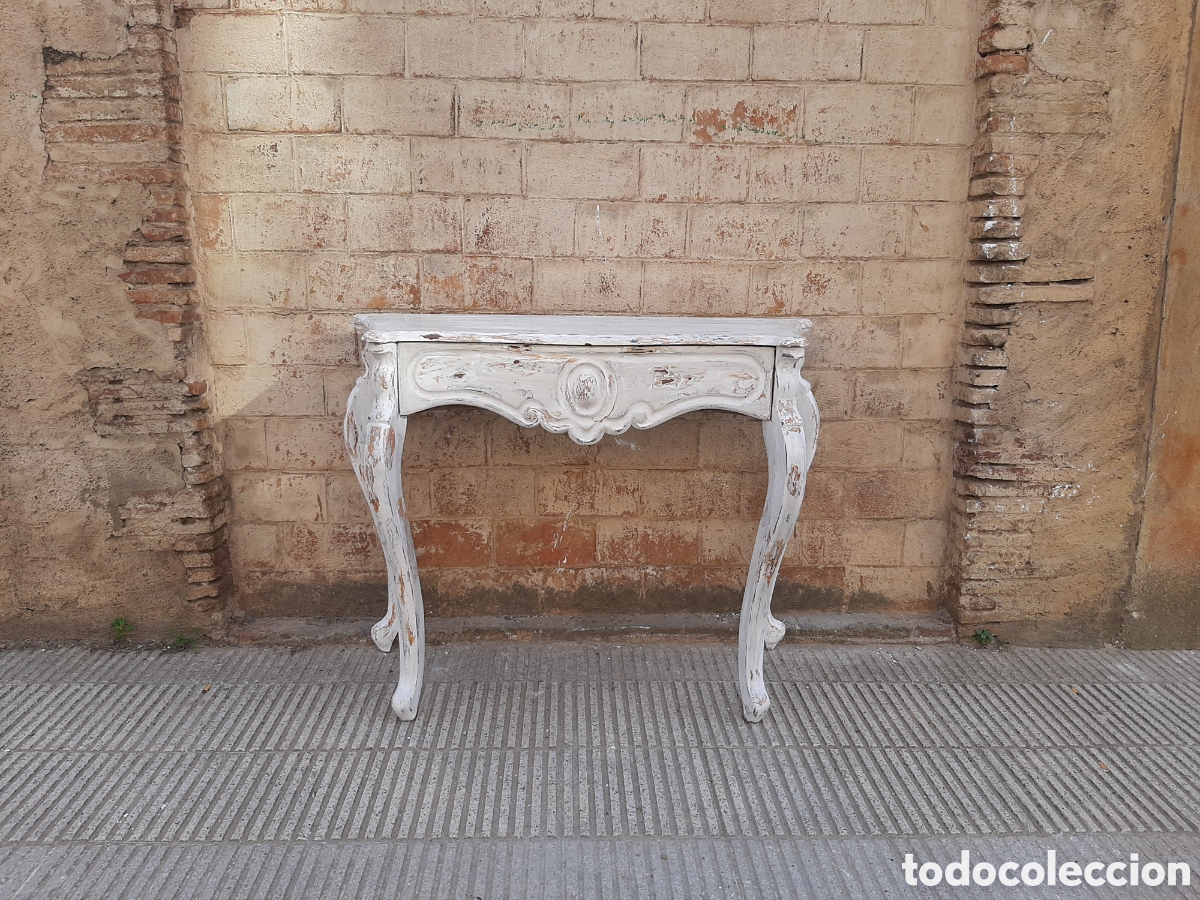 Antig&uuml;edades: Consola isabelina antigua - Foto 11