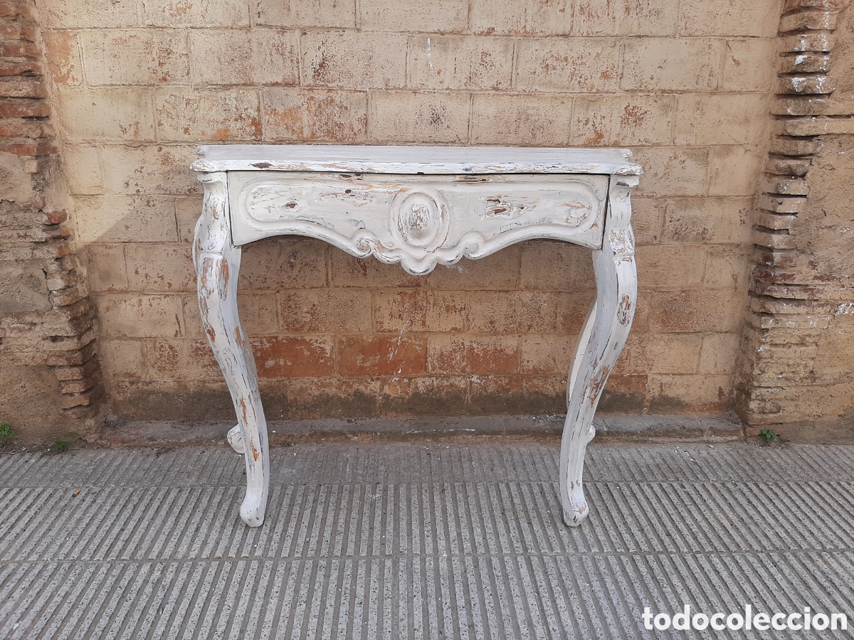 Antig&uuml;edades: Consola isabelina antigua - Foto 1