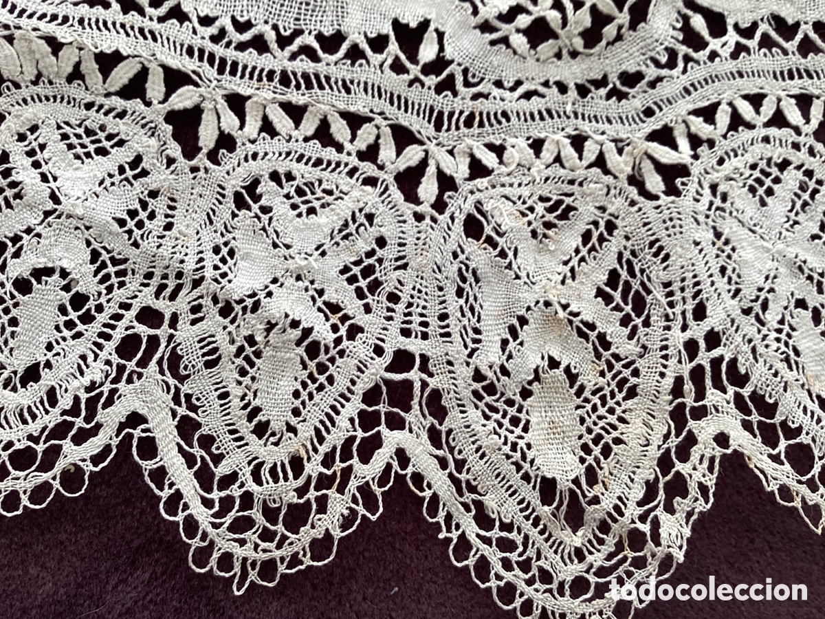 Antig&uuml;edades: Antiguo cuello de encaje malt&eacute;s - Foto 6