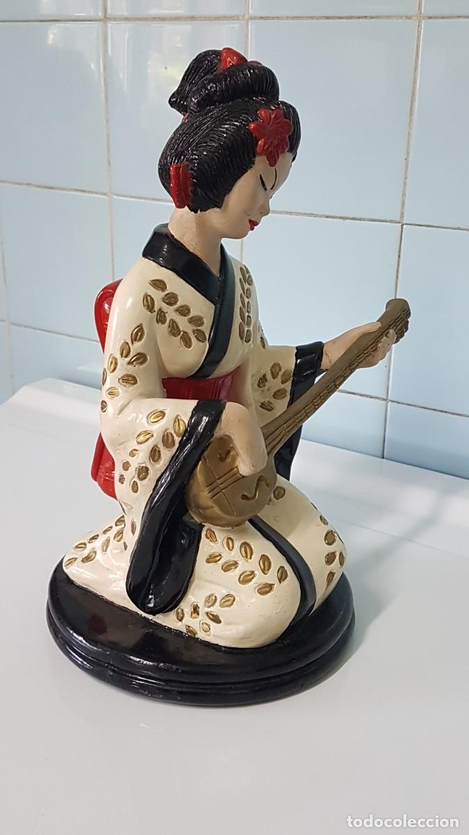Antig&uuml;edades: FIGURA JAPONESA GEISHA - Foto 3