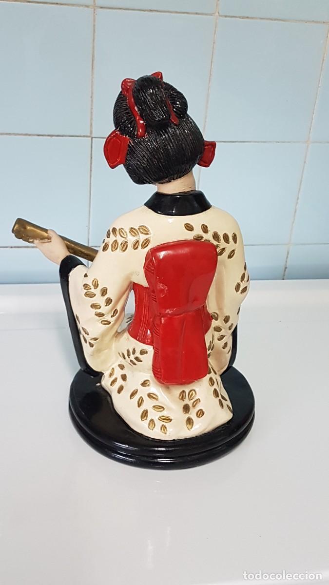 Antig&uuml;edades: FIGURA JAPONESA GEISHA - Foto 4