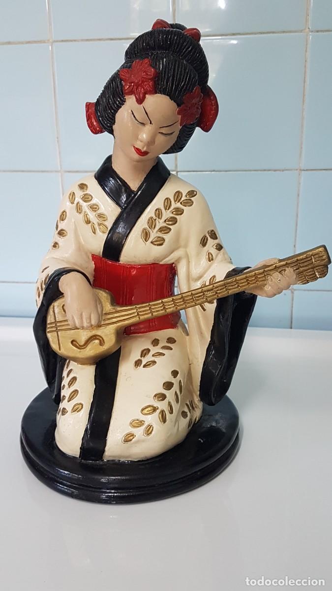 Antig&uuml;edades: FIGURA JAPONESA GEISHA - Foto 1