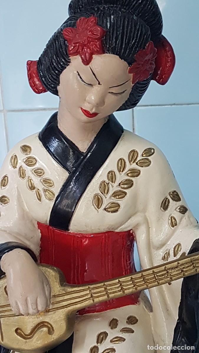 Antig&uuml;edades: FIGURA JAPONESA GEISHA - Foto 2