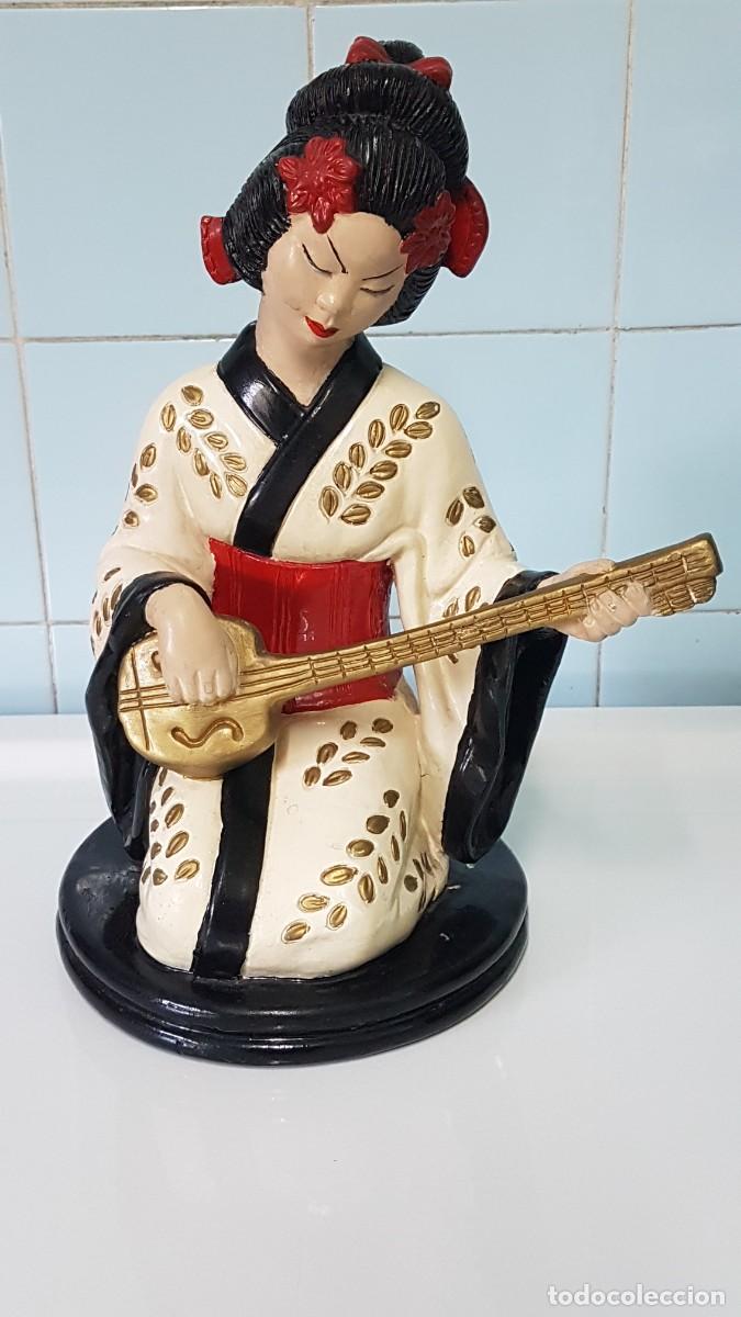 Antig&uuml;edades: FIGURA JAPONESA GEISHA - Foto 6