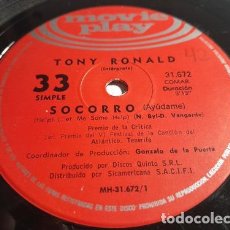 Antigüedades: SIMPLE TONY RONALD SOCORRO HABIA UNA VEZ ARG 1971. Lote 401862239