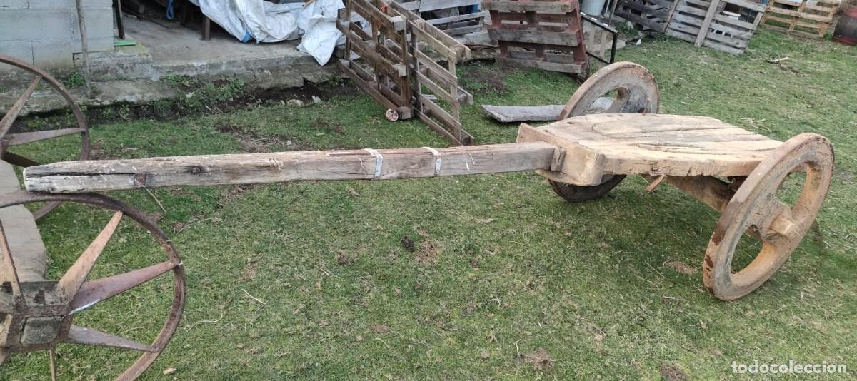 Antig&uuml;edades: Carro Gallego de Madera Centenario - Foto 2
