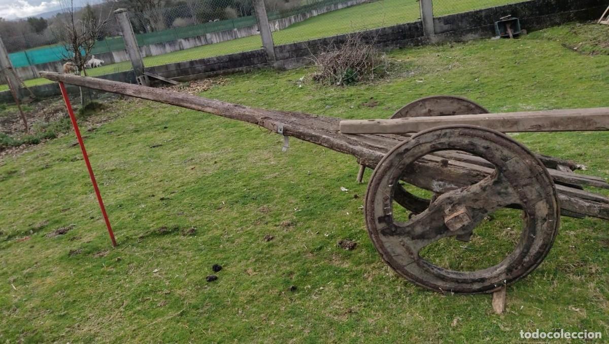 Antig&uuml;edades: Antiguo Carro de Madera T&iacute;pico Gallego - Foto 1