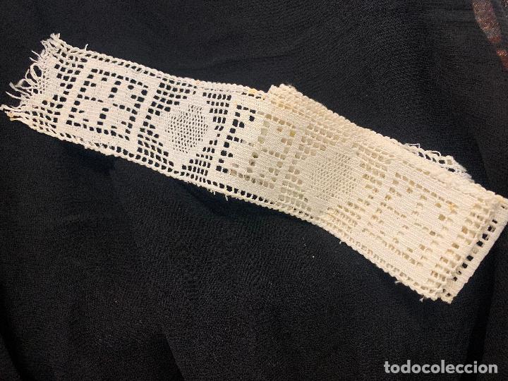 Oggetti Antichi: 80 cms de preciosa puntilla de 4cms de ancho. Ideal para toallas, cojines,...
