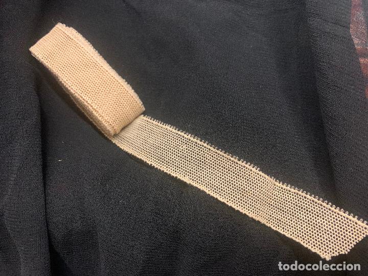 Oggetti Antichi: 2 metros de preciosa puntilla de encaje o tul 2cms de ancho. Ideal para vestidos, complementos,...