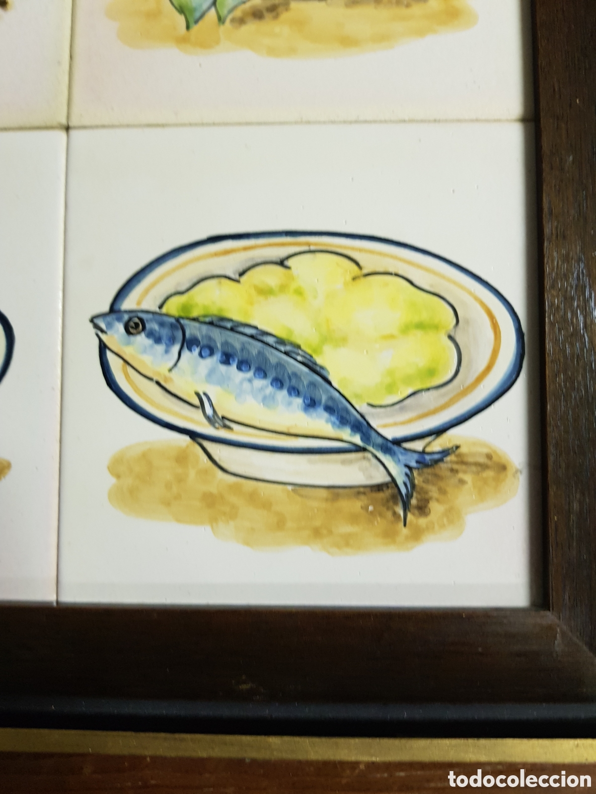 Antig&uuml;edades: Cuadro de azulejos decorados - Foto 3