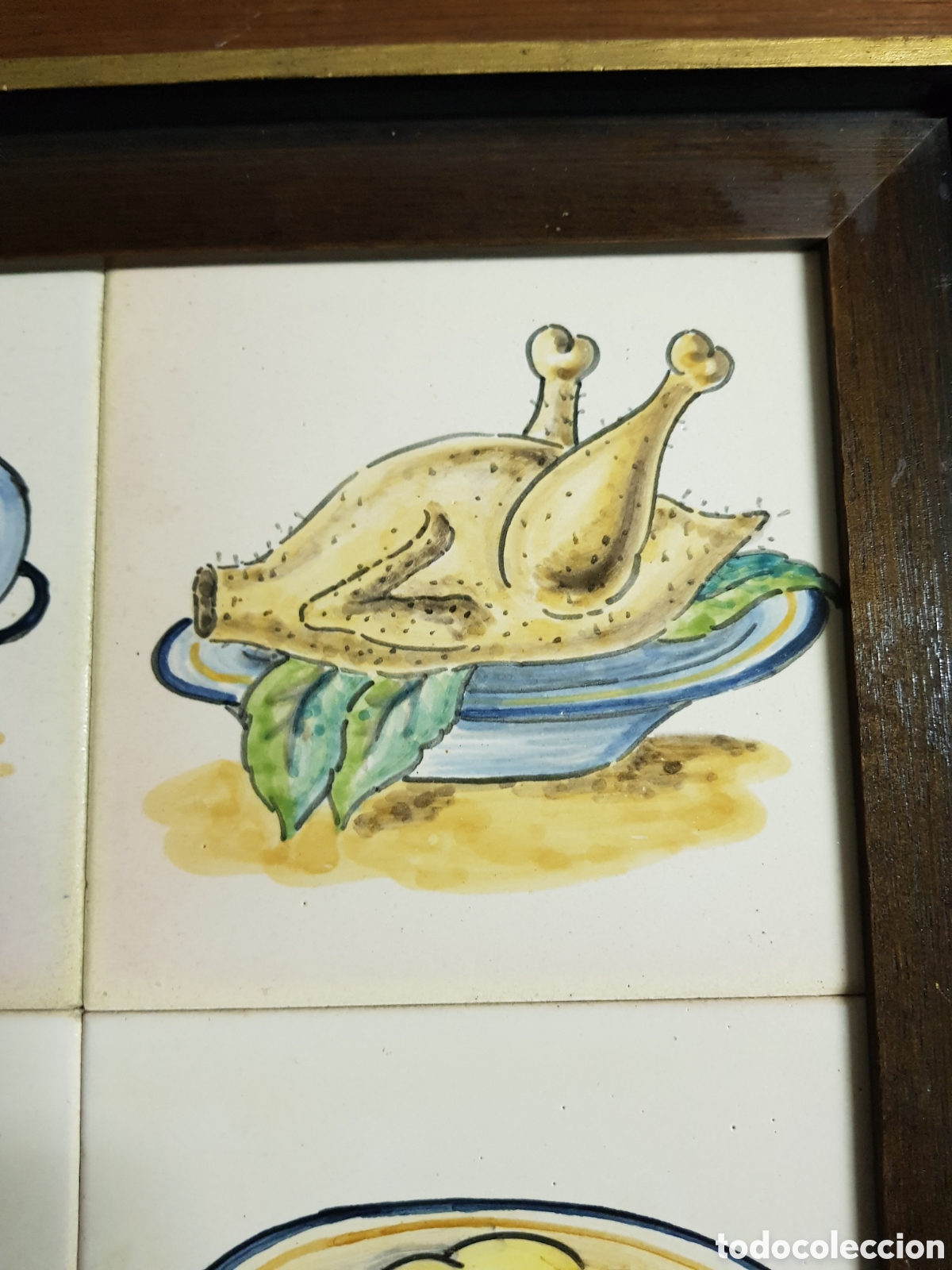 Antig&uuml;edades: Cuadro de azulejos decorados - Foto 4