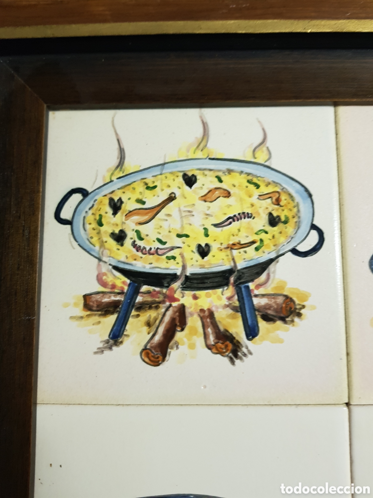 Antig&uuml;edades: Cuadro de azulejos decorados - Foto 5