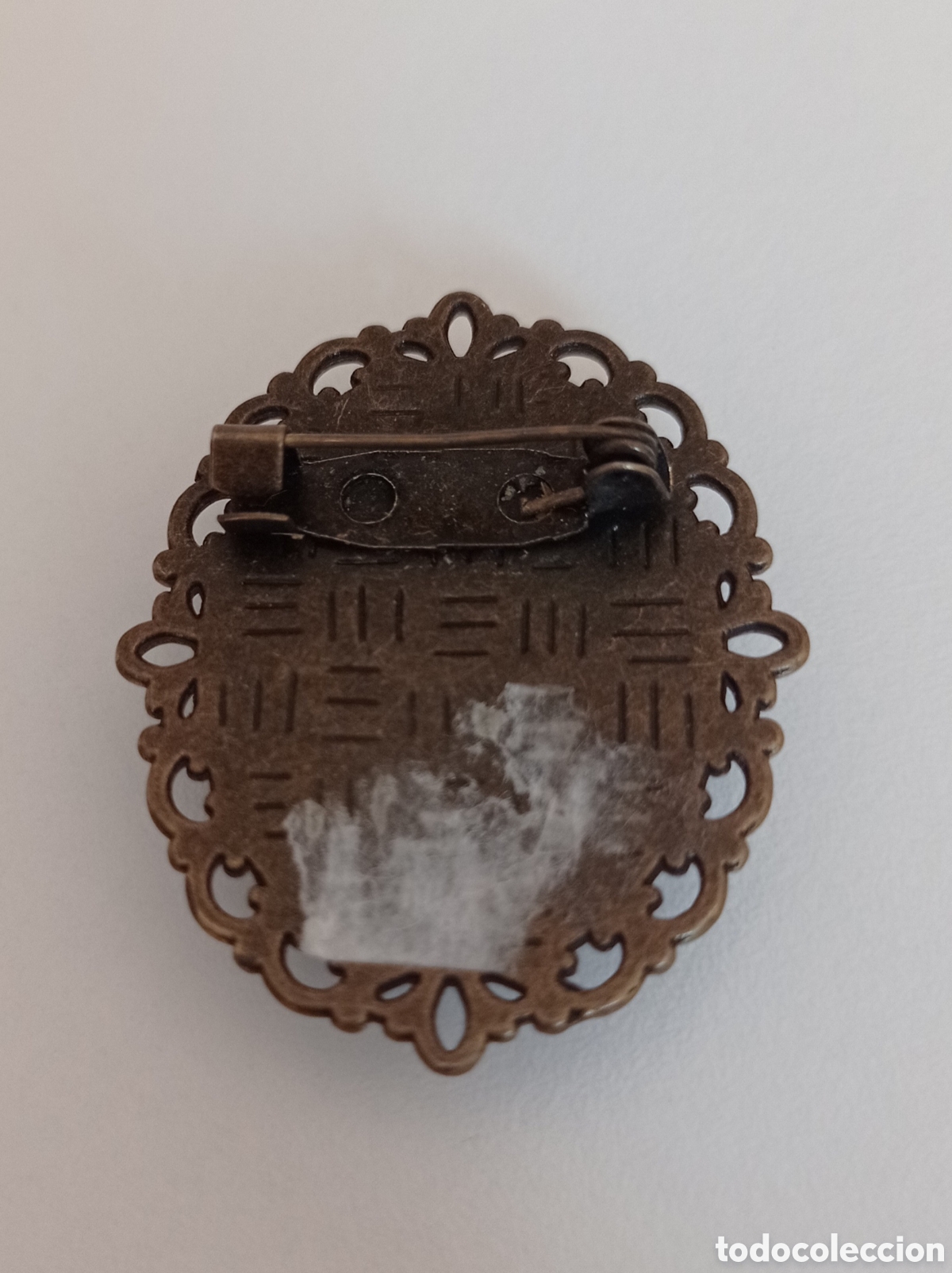 Antig&uuml;edades: ⚜️ ANTIGUO BROCHE VIRGEN CON EL NI&Ntilde;O - Foto 3