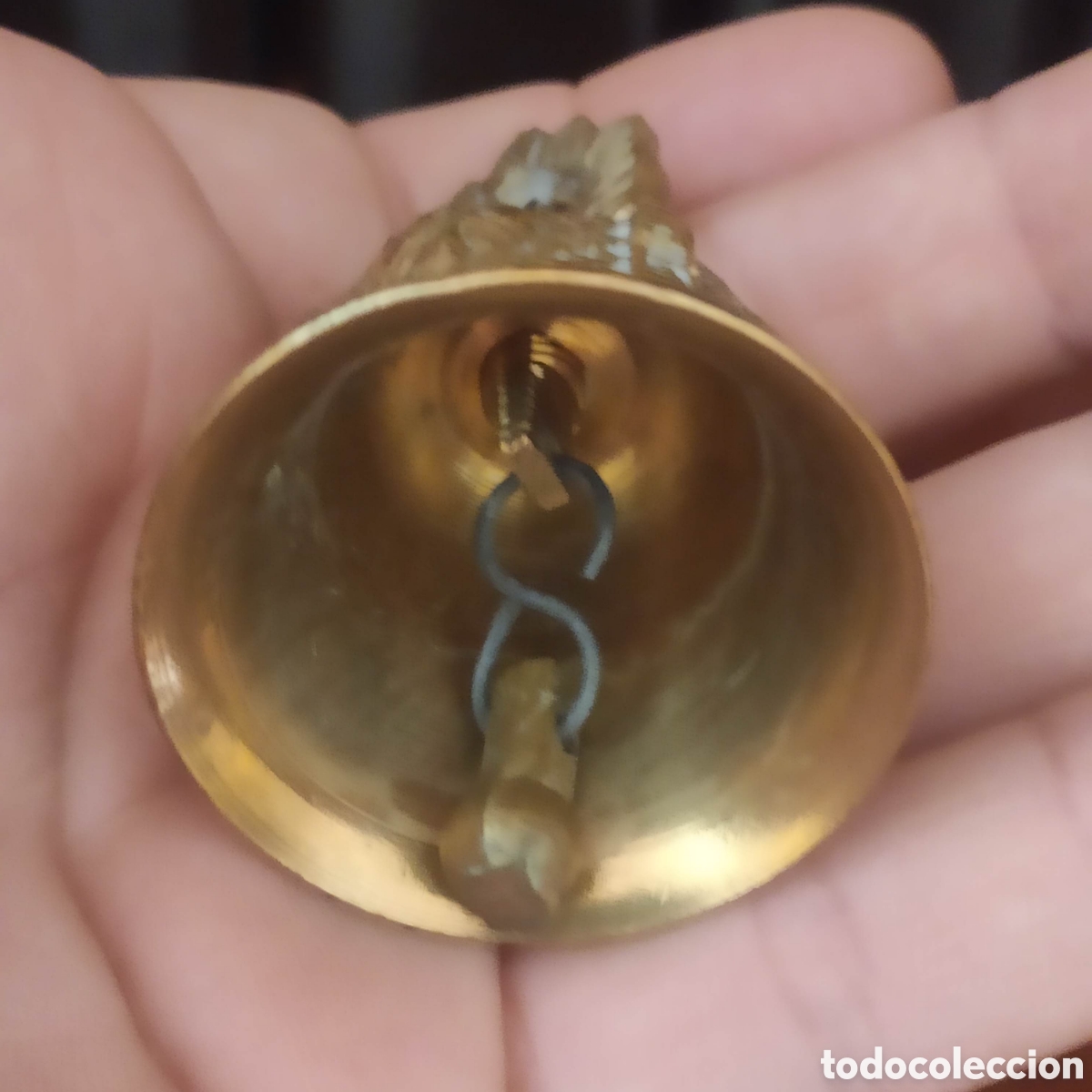 Antig&uuml;edades: CAMPANA PEQUE&Ntilde;A BRONCE - Foto 2