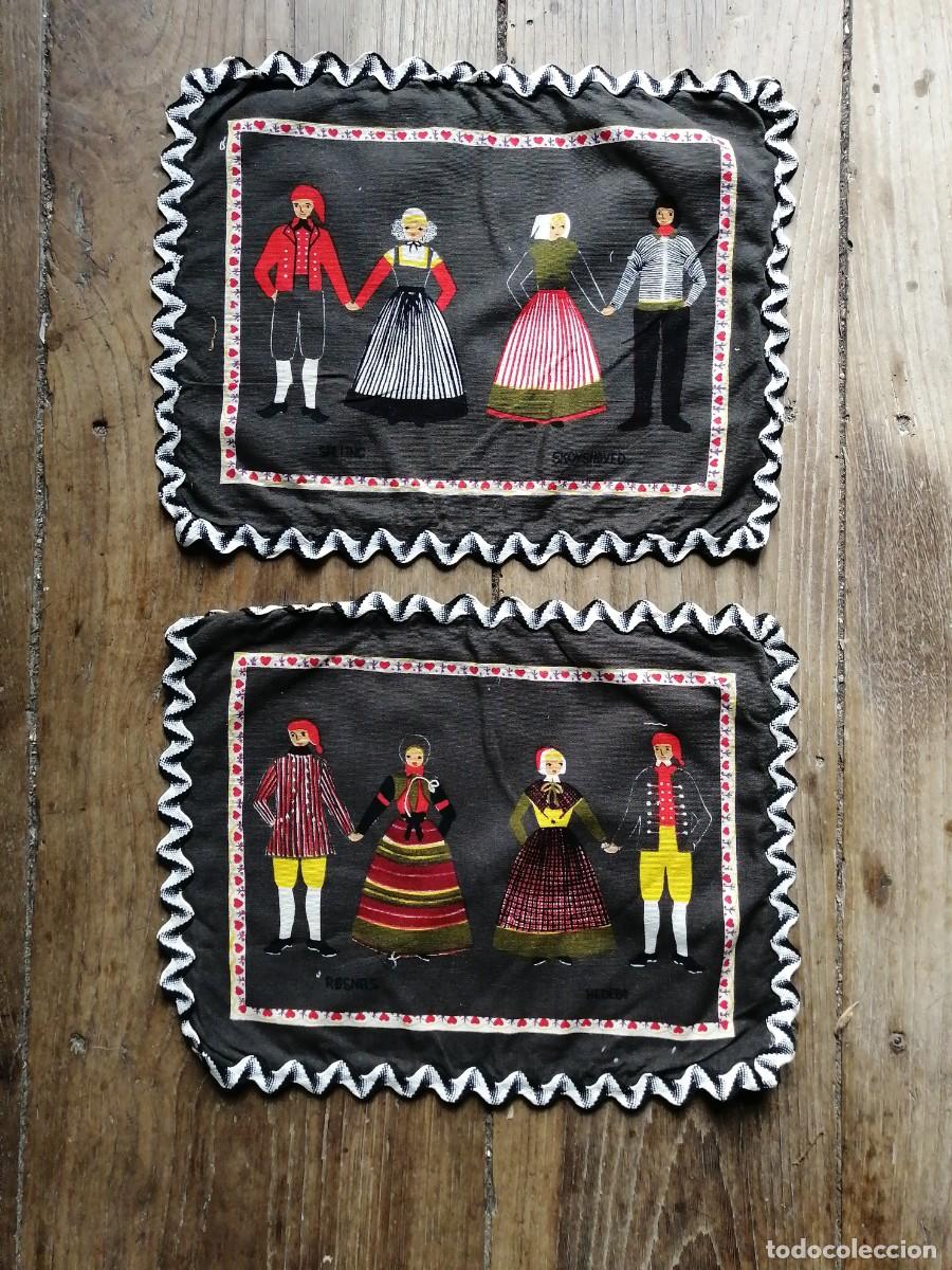 Antig&uuml;edades: 5 manteles individuales, 40x32cm. - Foto 1