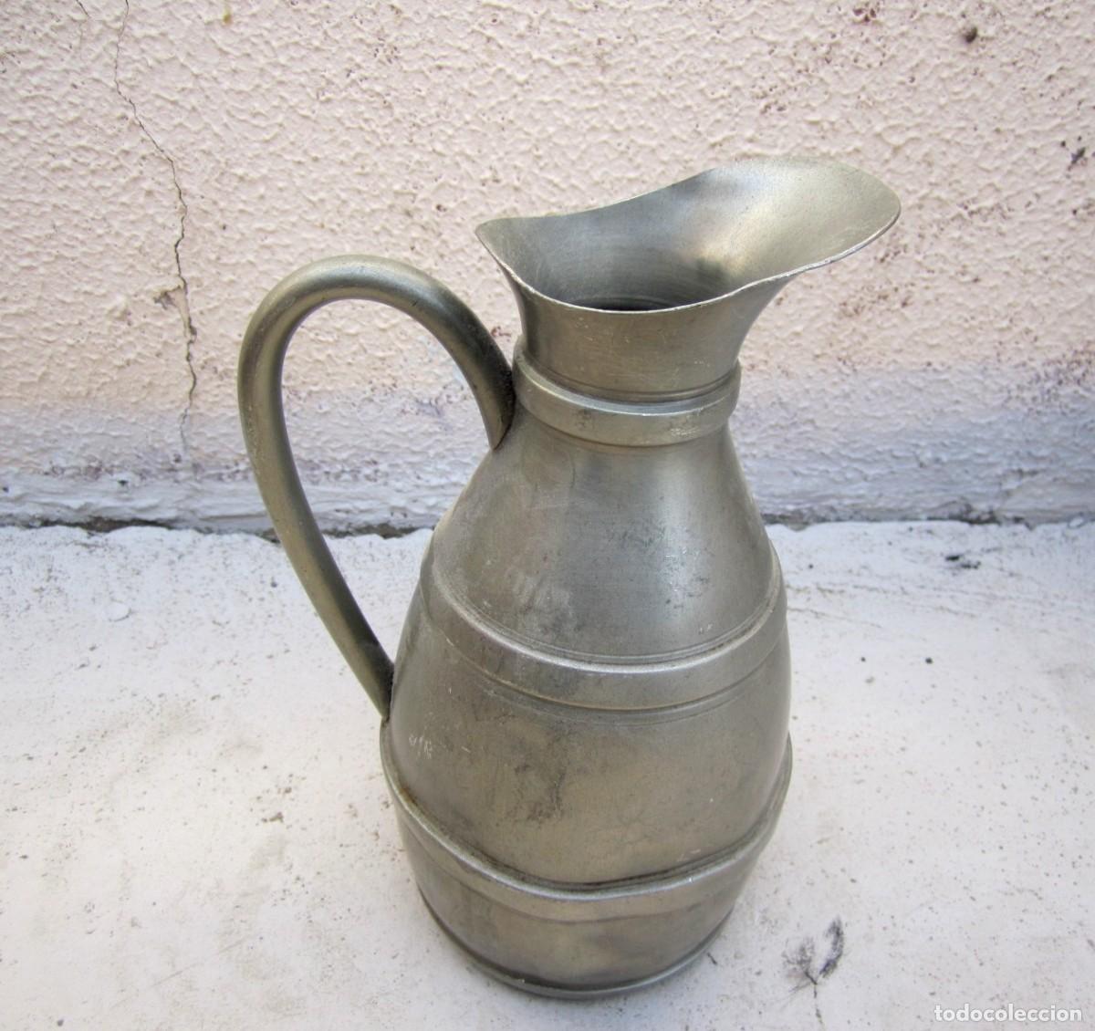 Antig&uuml;edades: Jarra de esta&ntilde;o, ALGUN BOLLO - Foto 4