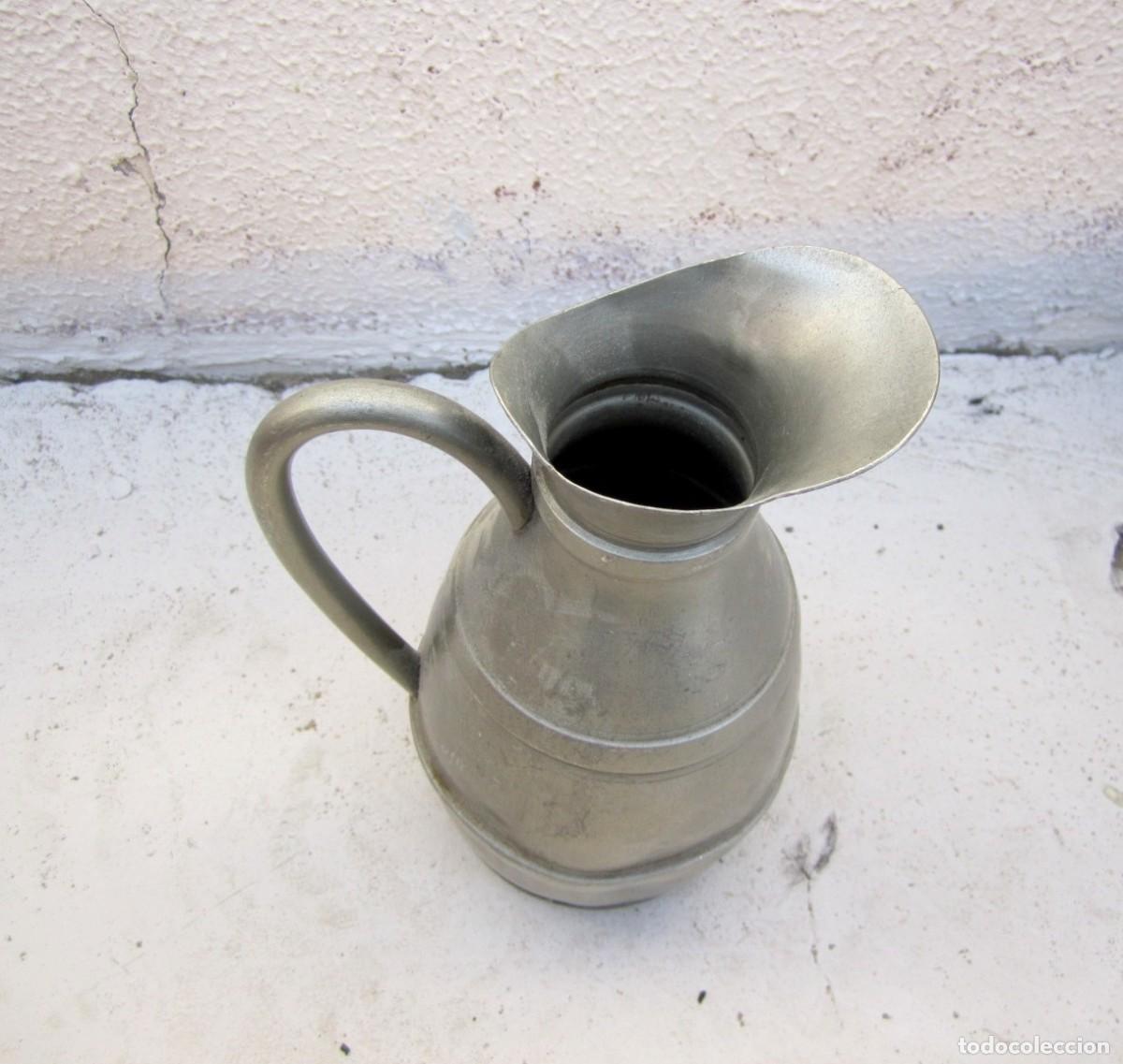 Antig&uuml;edades: Jarra de esta&ntilde;o, ALGUN BOLLO - Foto 5