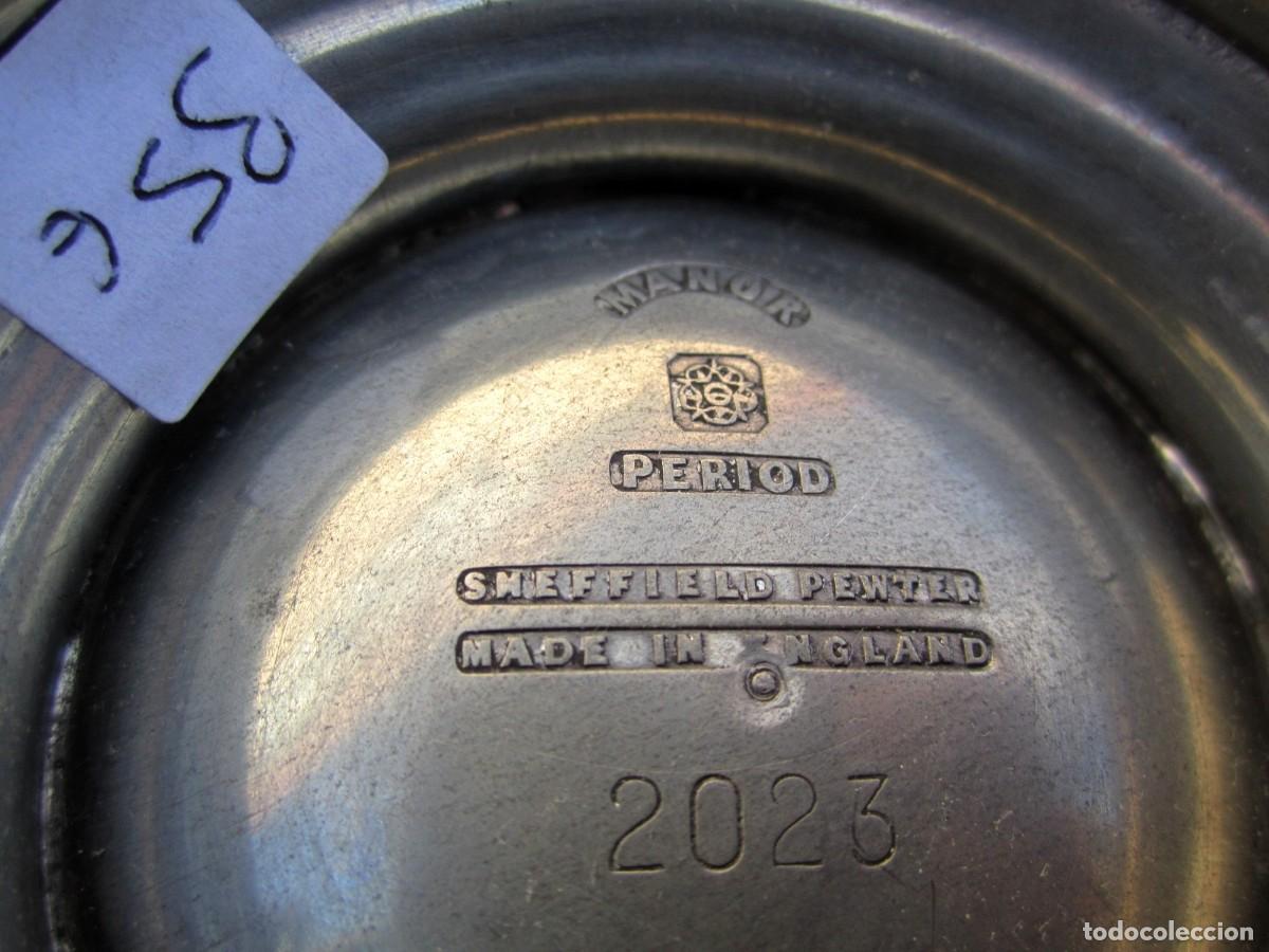 Antig&uuml;edades: Jarrita con tapa, inglesa de pewter - Foto 7