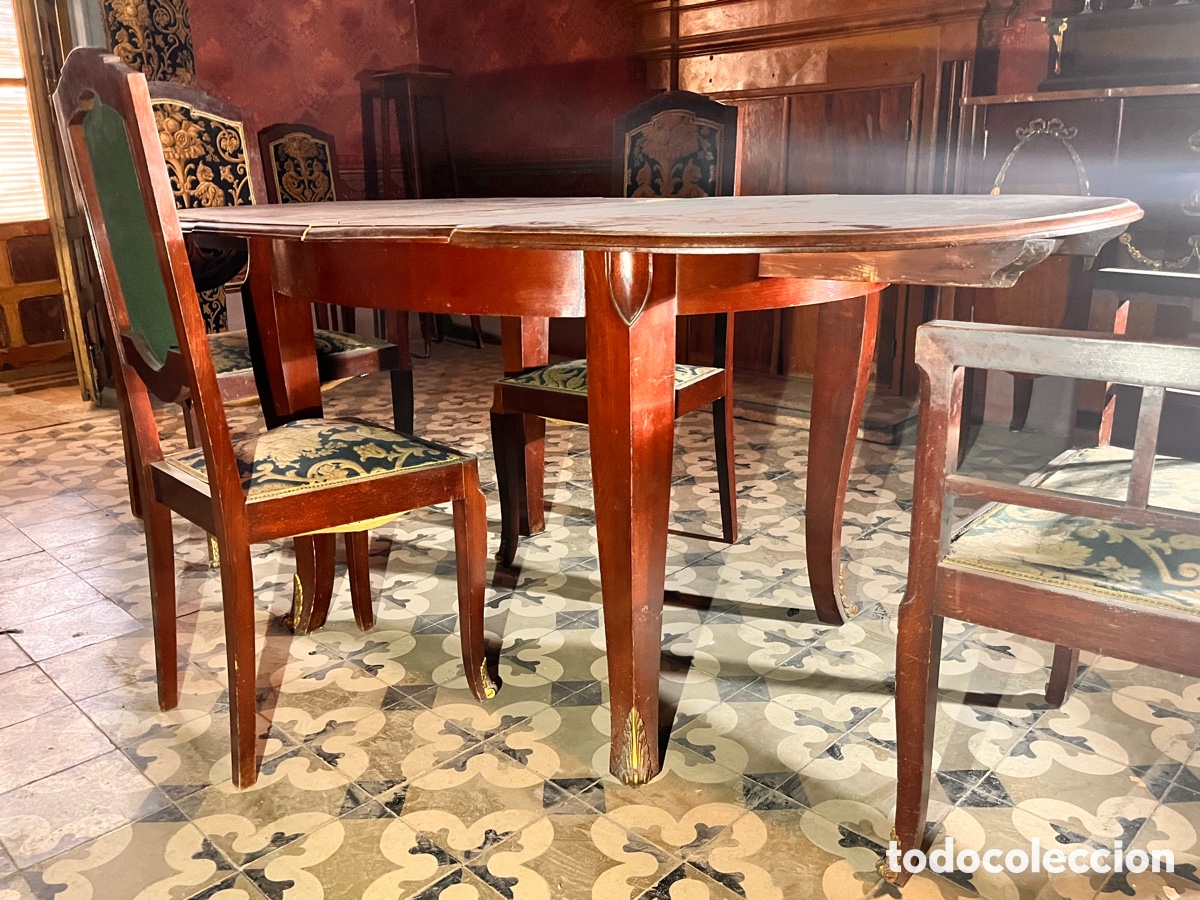 Antig&uuml;edades: Salon comienzos siglo XX bronce imperio - Foto 2