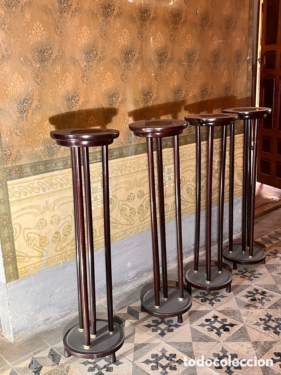 Antig&uuml;edades: Peana caoba - Foto 1