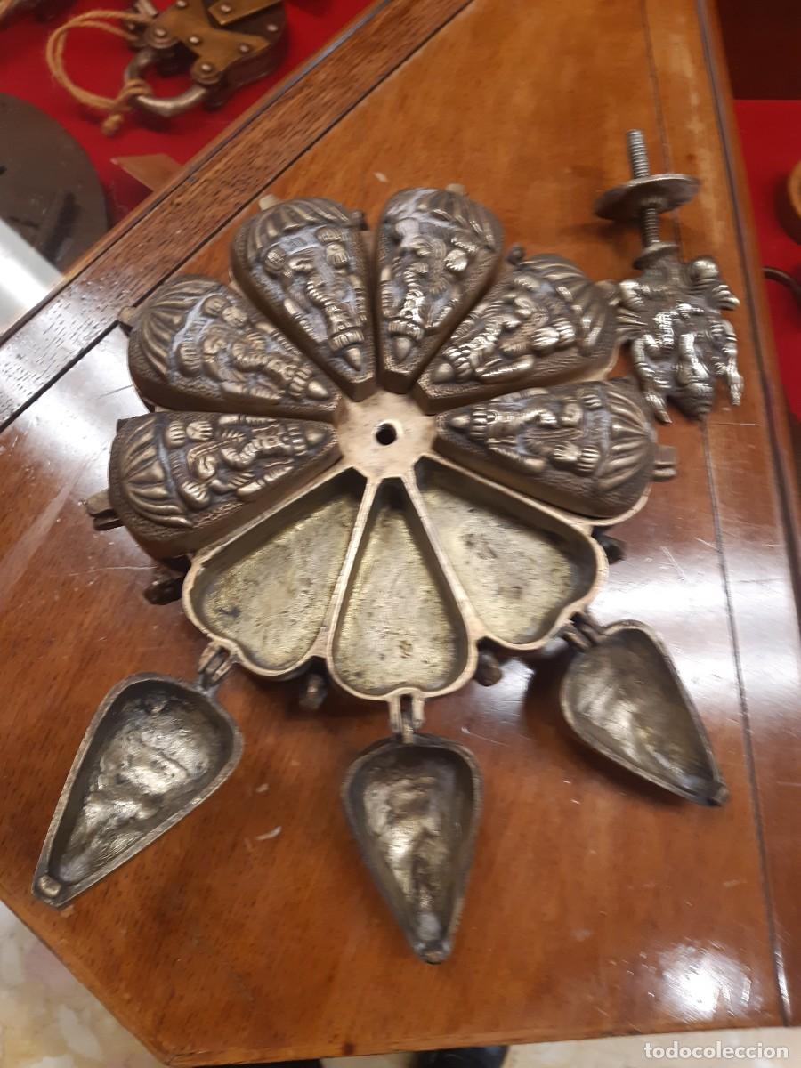 Antig&uuml;edades: ESPECIERO DE BRONCE. ESPECTACULAR - Foto 3