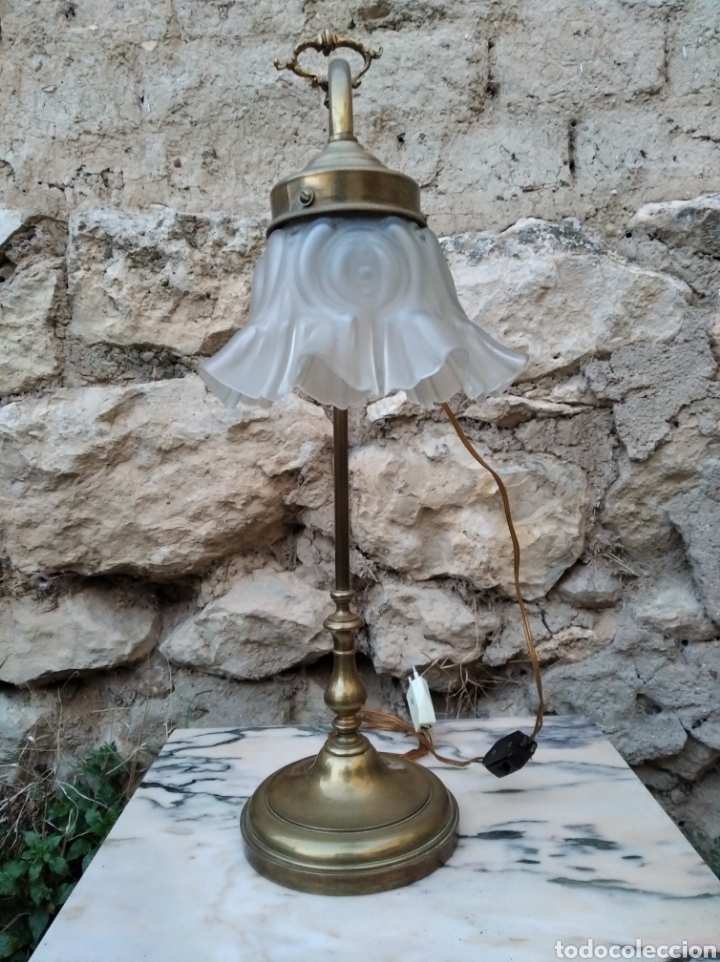 Antig&uuml;edades: L&aacute;mpara de sobremesa - Foto 3