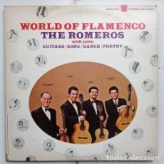 Antigüedades: THE ROMEROS WORLD OF FLAMENCO ALBUM DOBLE IMPORTADO USA. Lote 402334239