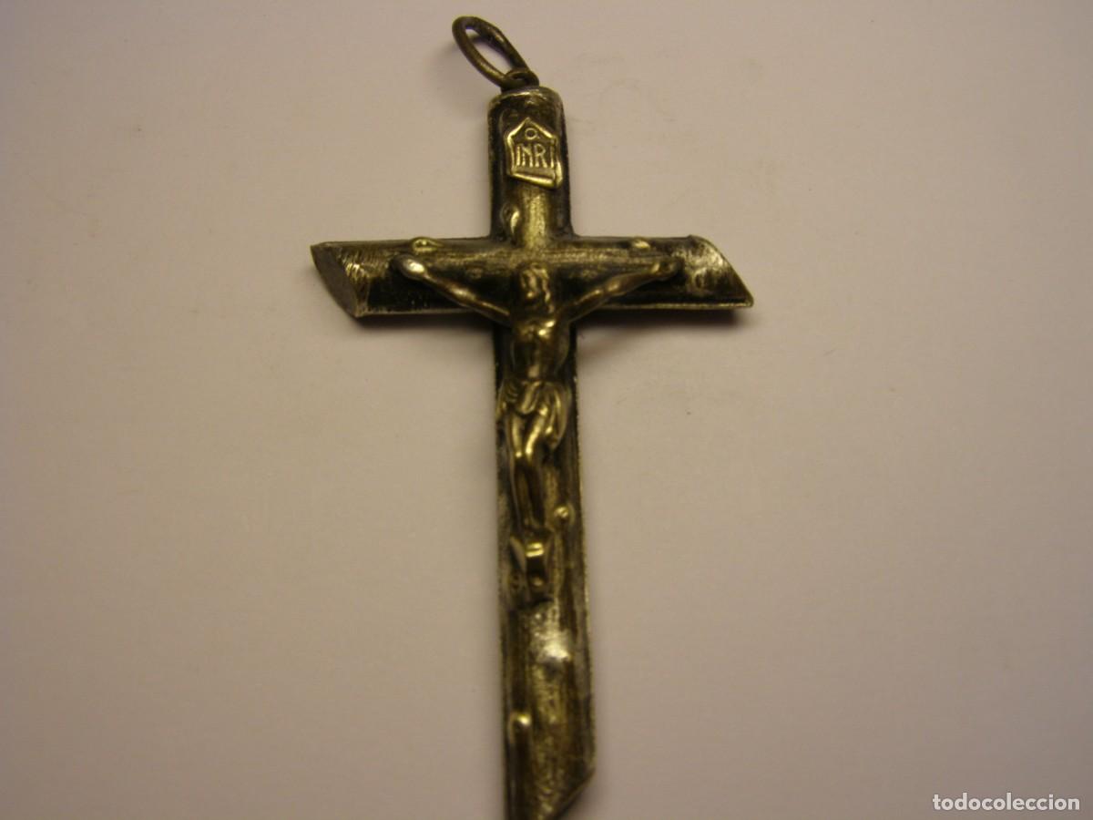 Antig&uuml;edades: Antiguo crucifijo religioso. - Foto 2