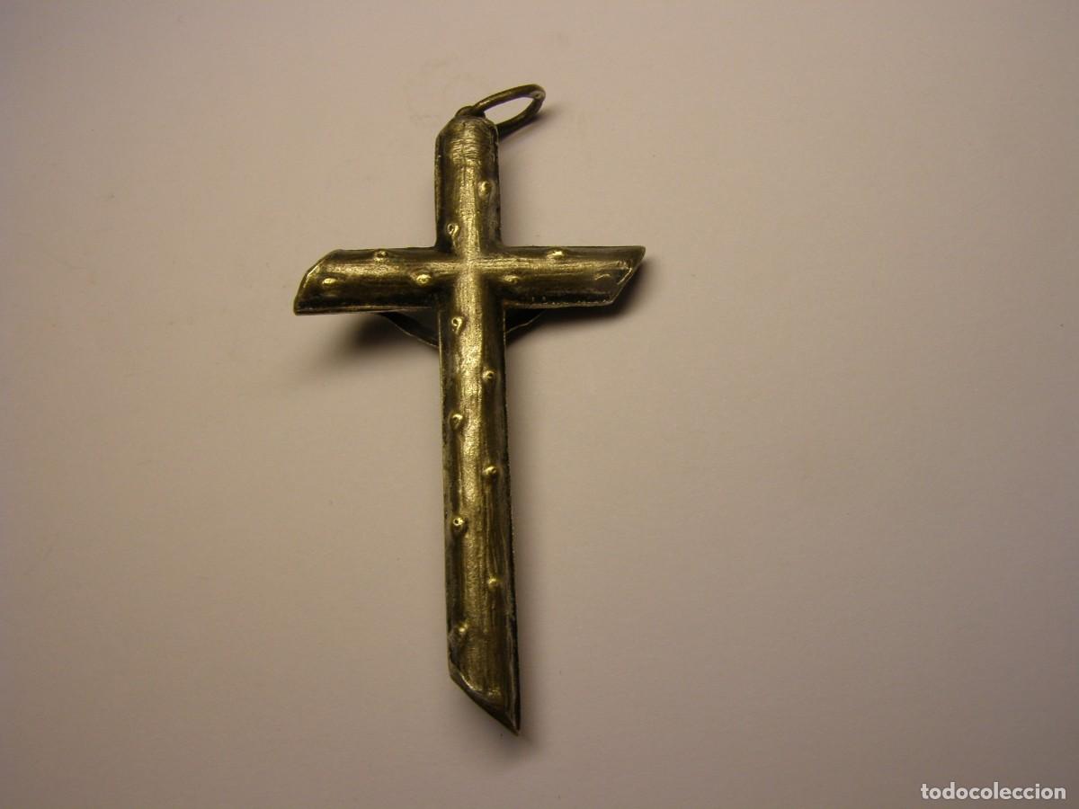 Antig&uuml;edades: Antiguo crucifijo religioso. - Foto 4