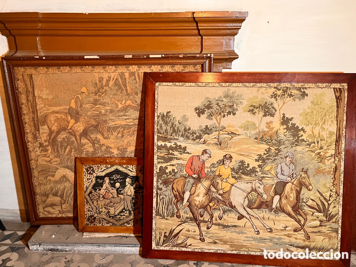 Antig&uuml;edades: Tapiz gobelino - Foto 1