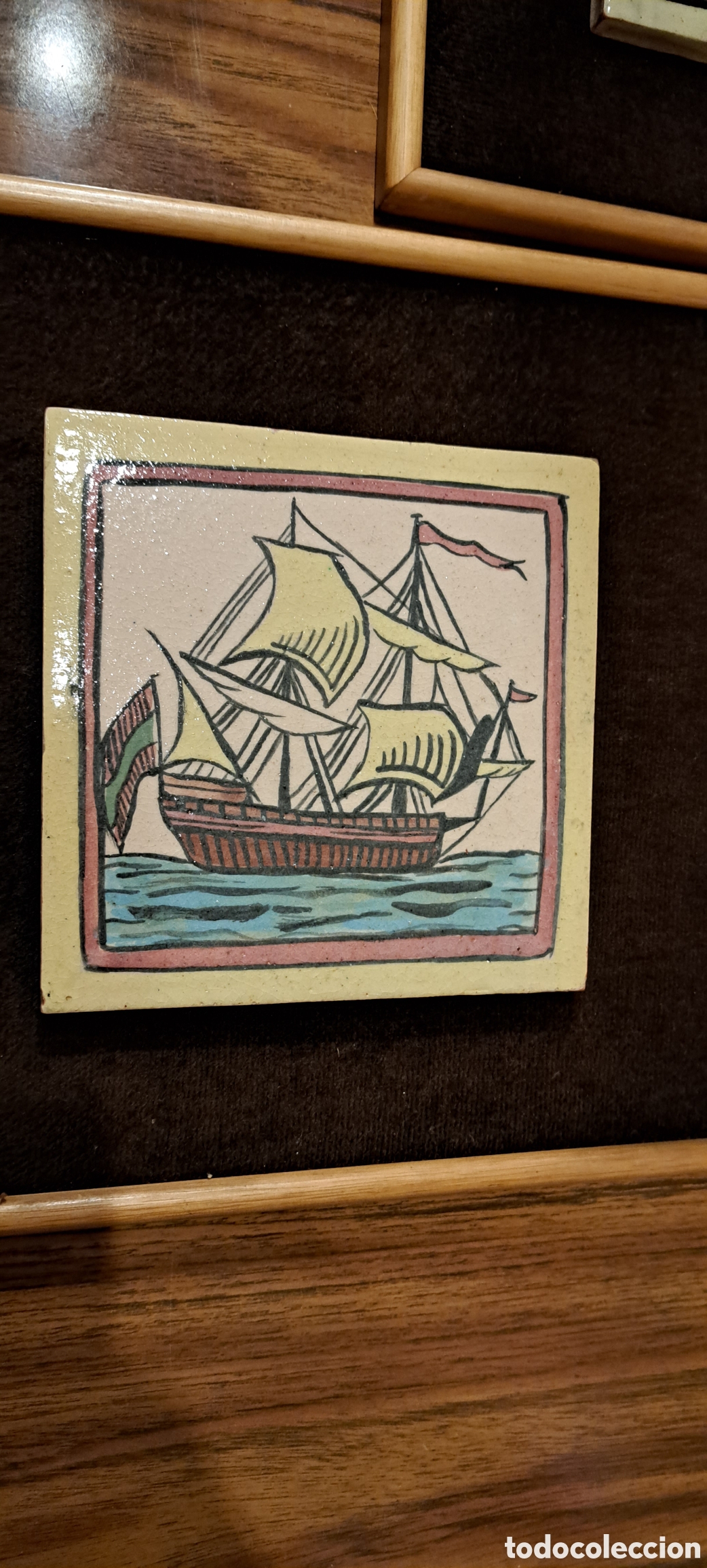 Antig&uuml;edades: Azulejo antiguo enmarcados - Foto 3