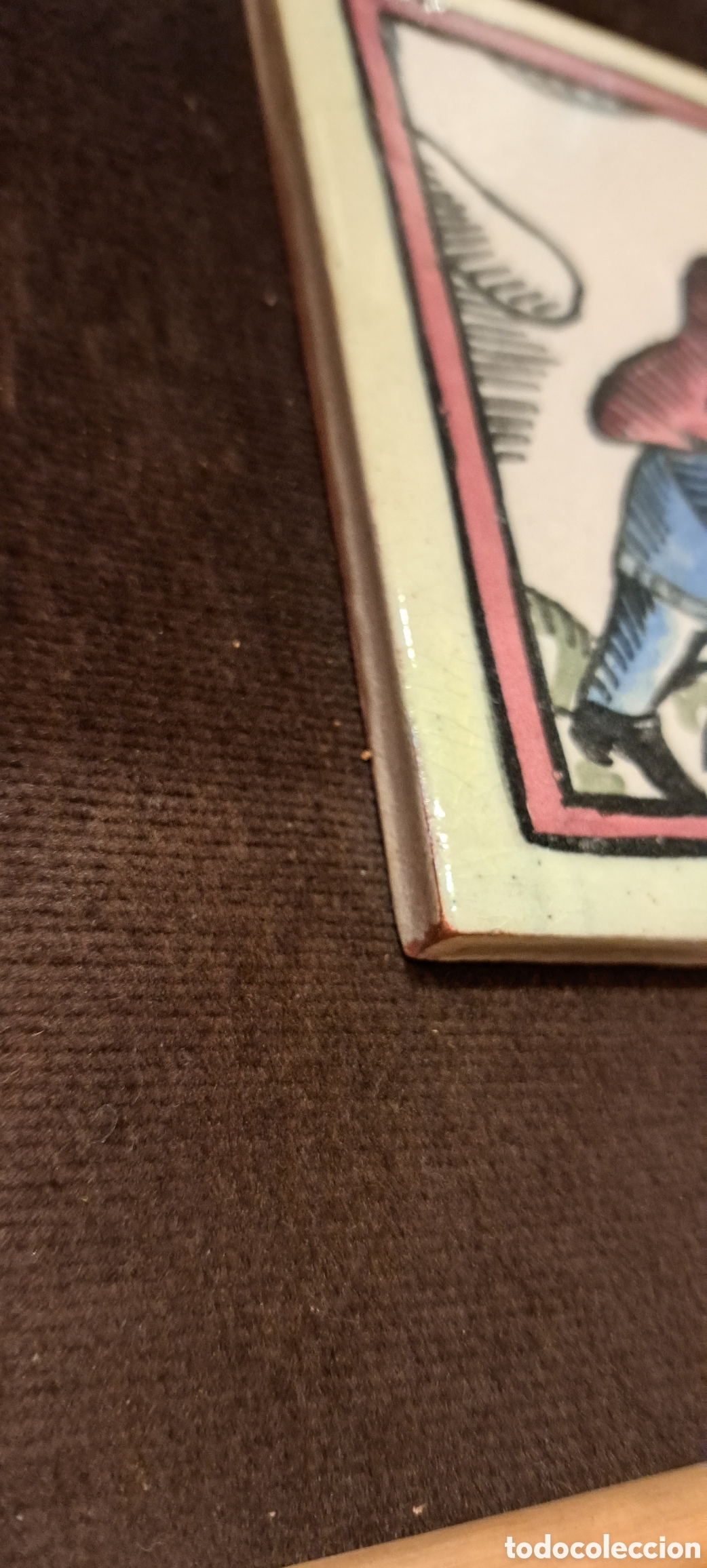 Antig&uuml;edades: Azulejo antiguo enmarcados - Foto 4