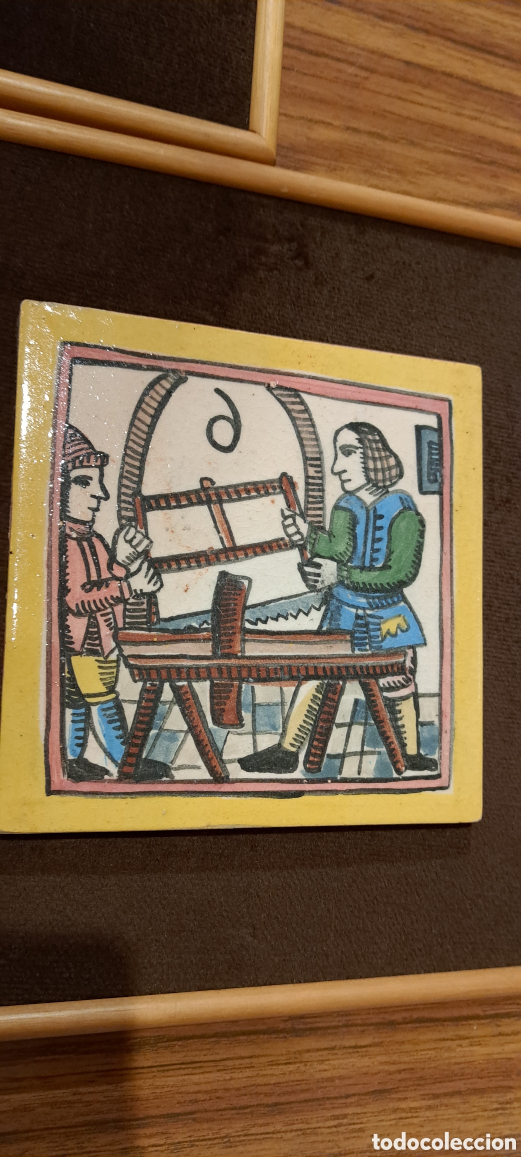 Antig&uuml;edades: Azulejo antiguo enmarcados - Foto 7