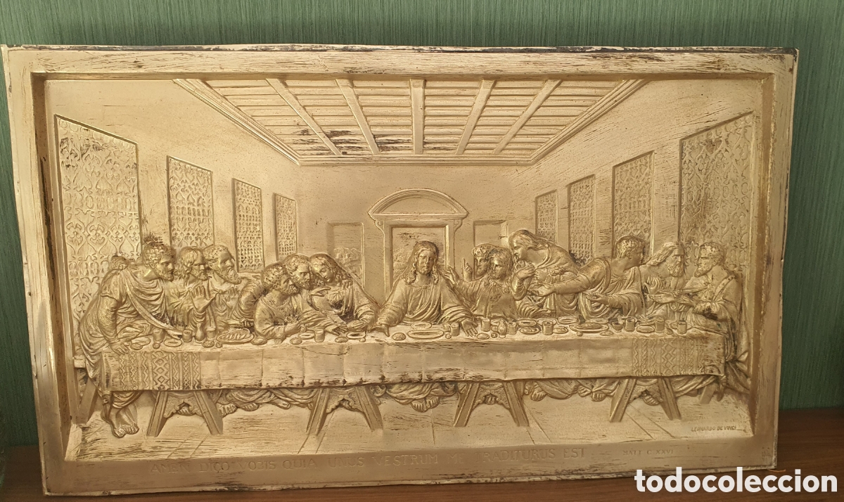 Antig&uuml;edades: Cuadro la &uacute;ltima cena de Jes&uacute;s - Foto 1