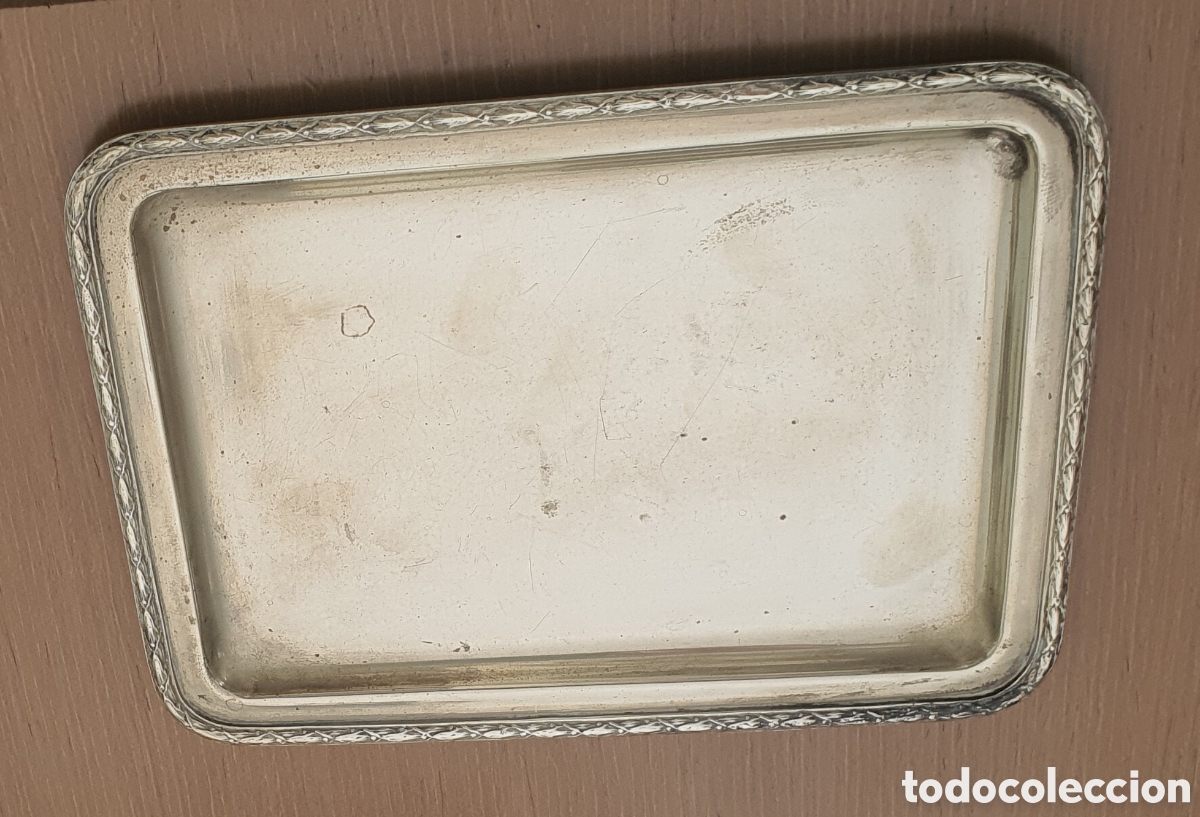 Antig&uuml;edades: Bonita bandeja plateada - Foto 1