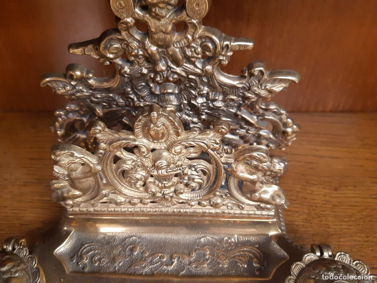 Antig&uuml;edades: ESCRIBANIA DE BRONCE. - Foto 3