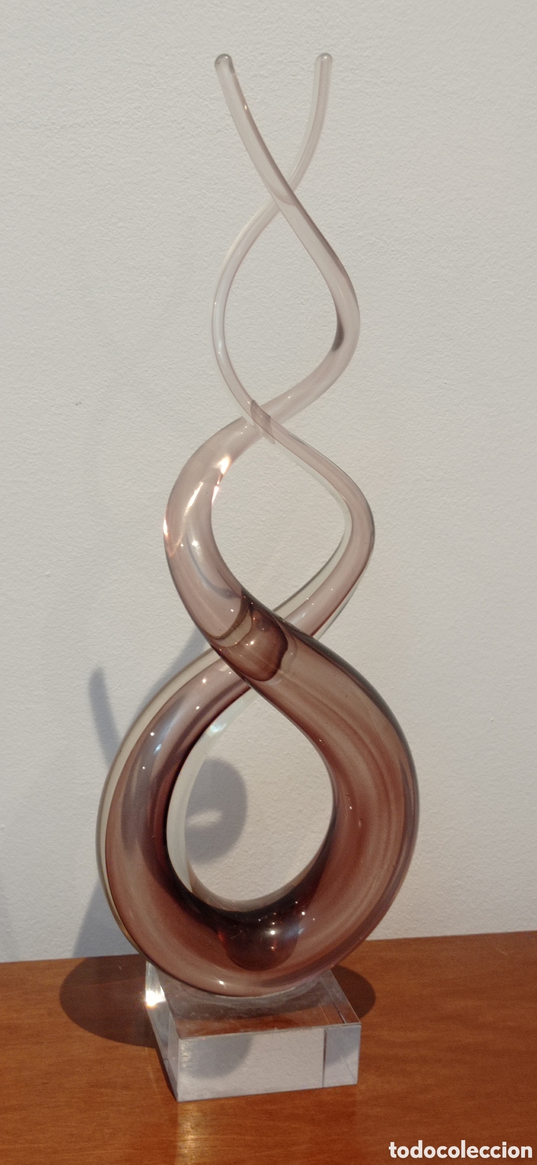 Antig&uuml;edades: Escultura de cristal de Murano - Foto 7