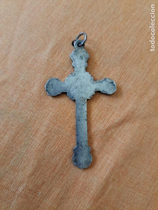 Antig&uuml;edades: Antigua cruz de plata - Foto 2