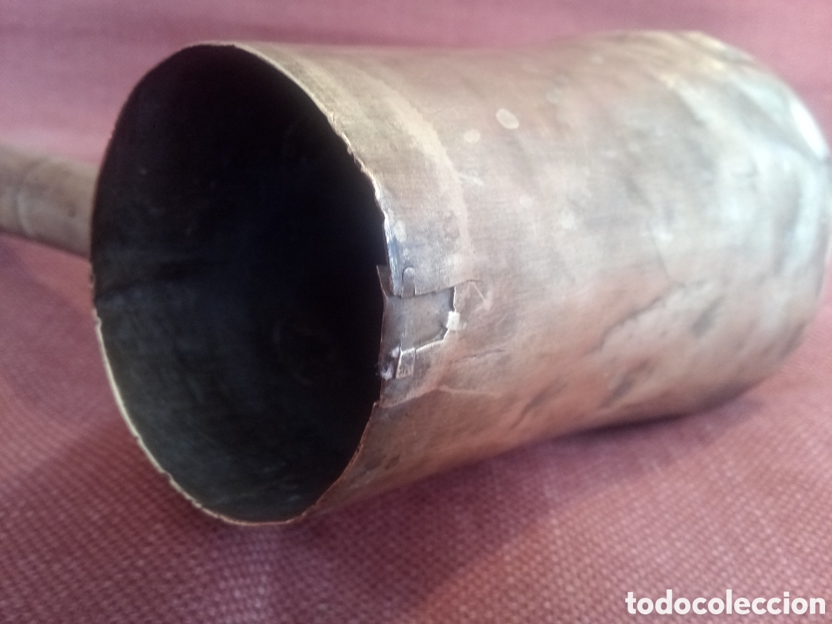 Antig&uuml;edades: CHOCOLATERA LATON - BRONCE - Foto 5