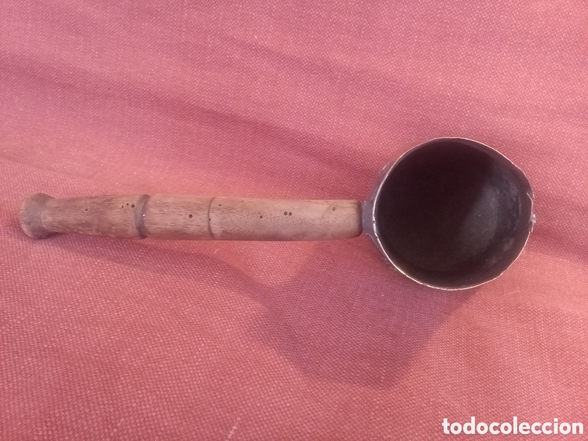 Antig&uuml;edades: CHOCOLATERA LATON - BRONCE - Foto 8