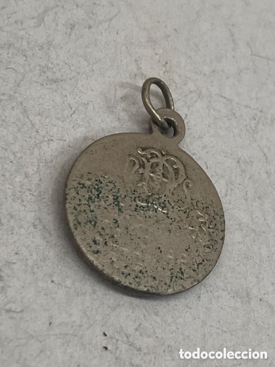 Antig&uuml;edades: Medalla de plata religiosa - Foto 2