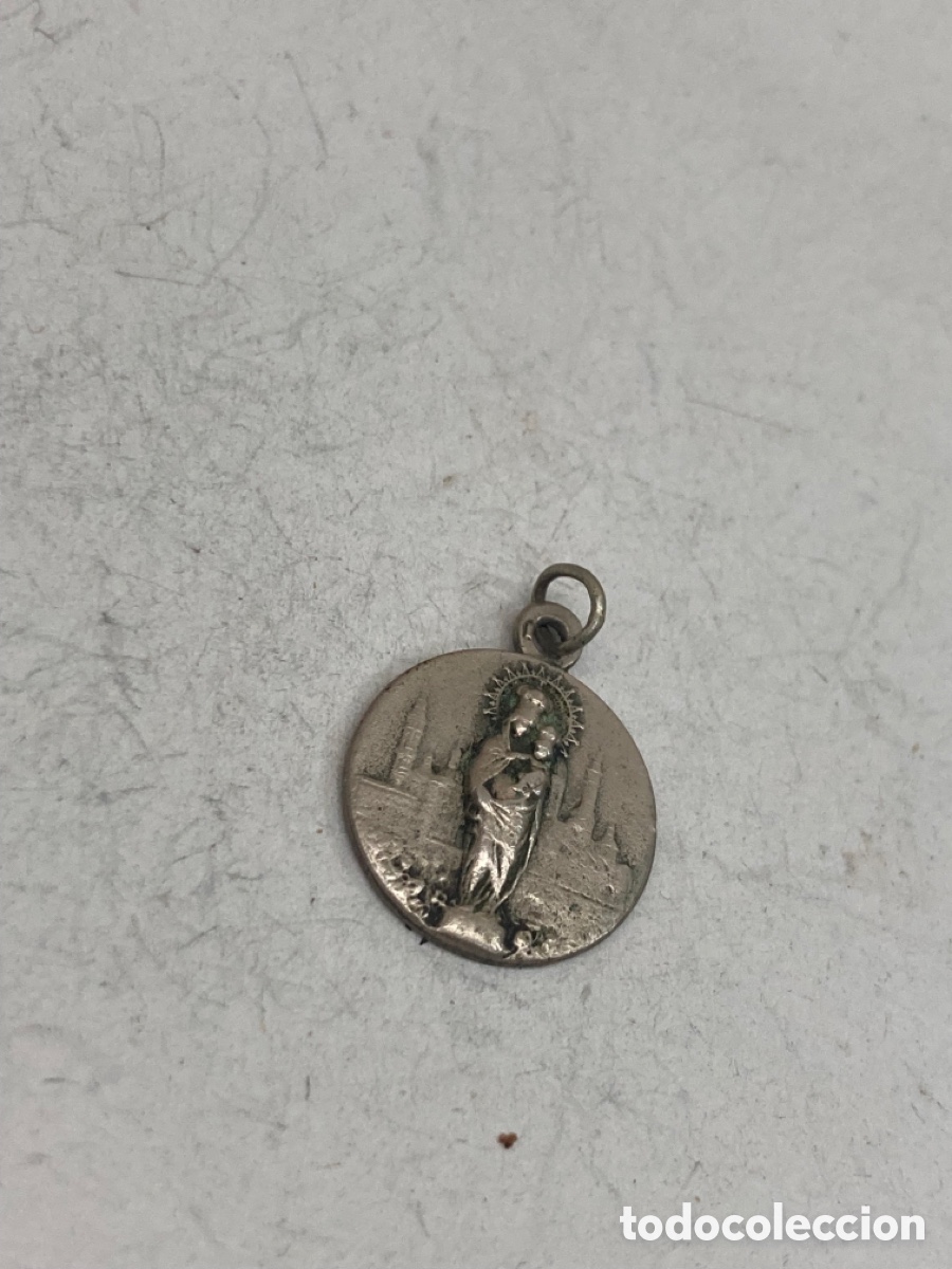 Antig&uuml;edades: Medalla de plata religiosa - Foto 1