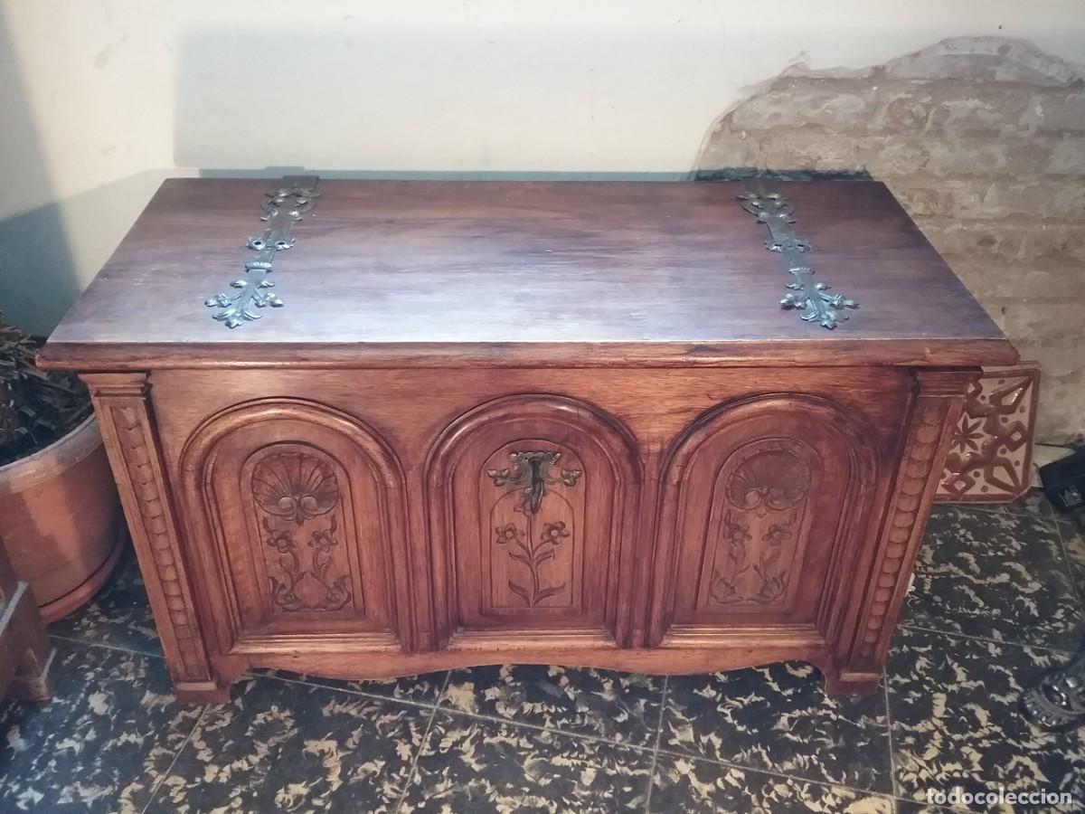 Antig&uuml;edades: ANTIGUO ARCON CON LLAVE - Foto 11